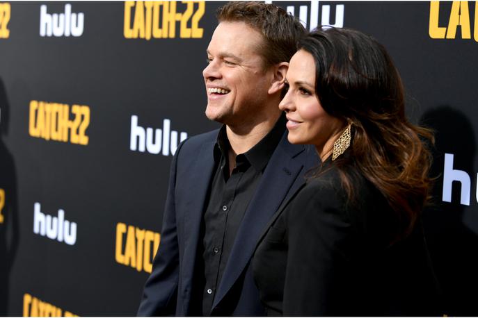 Matt Damon | Matt Damon z ženo Luciano Barroso | Foto Getty Images