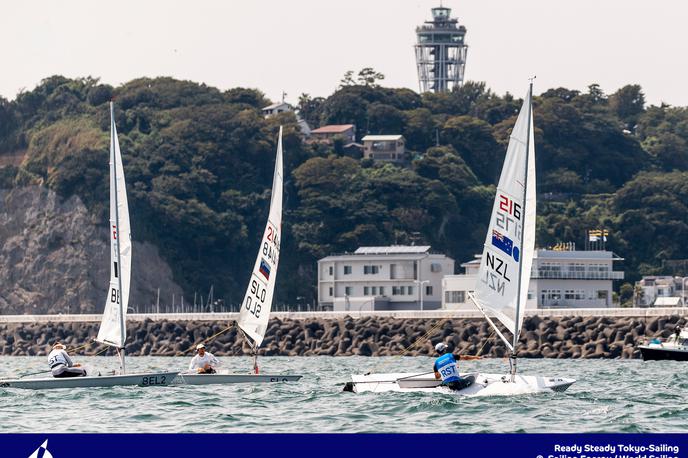 Žan Luka Zelko | Žan Luka Zelko je v Vilamouri na Portugalskem, kjer se končujejo evropske olimpijske kvalifikacije, v razredu laser končal tekmovanje predčasno. | Foto Jadralna zveza Slovenije