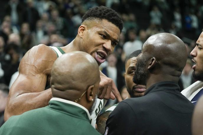 Giannis Antetokounmpo | Giannis Antetokounmpo je podrl osebni strelski rekord, na tekmi z Indiano pa ni manjkalo niti vroče krvi. | Foto Guliverimage