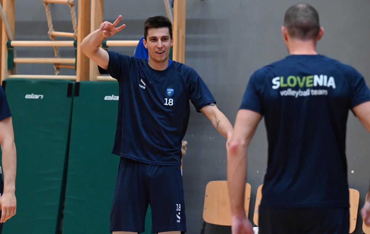 slovenska odbojkarska reprezentanca, Klemen Čebulj | Pripravam odbojkarske reprezentance sta se pridružila Klemen Čebulj in Jan Kozamernik. | Foto OZS