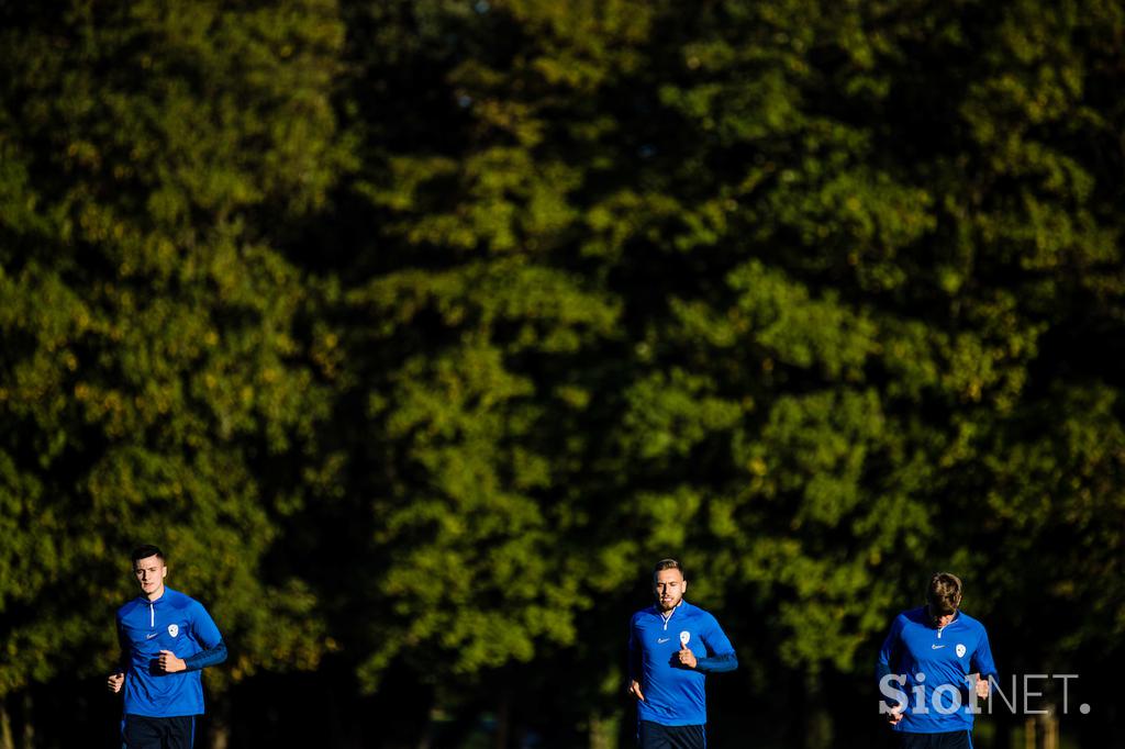 Slovenska nogometna reprezentanca trening