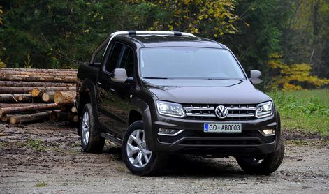 Volkswagen amarok na naše ceste pripeljal s potiskom V6-stroja #video