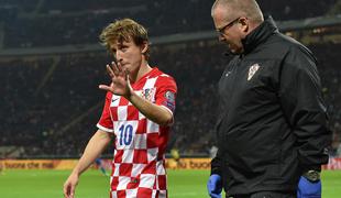 Luka Modrić zaradi poškodbe odsoten približno en mesec