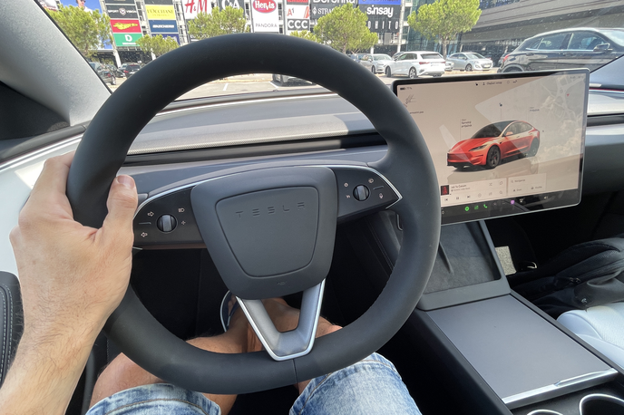 Tesla 3 vročina avtomobil | Foto Gregor Pavšič