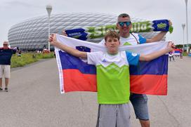 Euro 2024 München Slovenija Srbija navijači