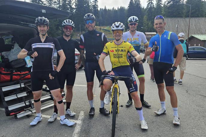 Uroš Valant | Na Col de Turini so srečali Jana Tratnika. | Foto osebni arhiv Uroš Valant