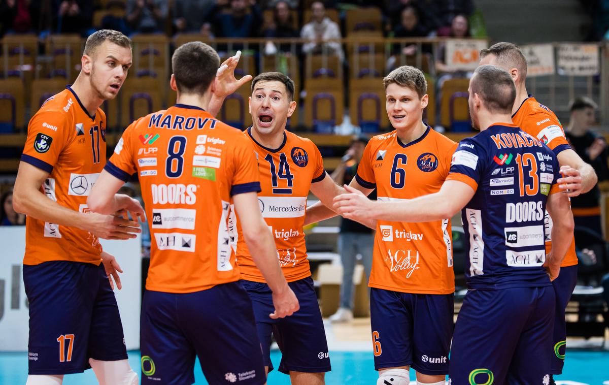 ACH Volley : Tours VB | ACH Volley  je zmagal brez izgubljenega niza. | Foto Grega Valančič/www.alesfevzer.com