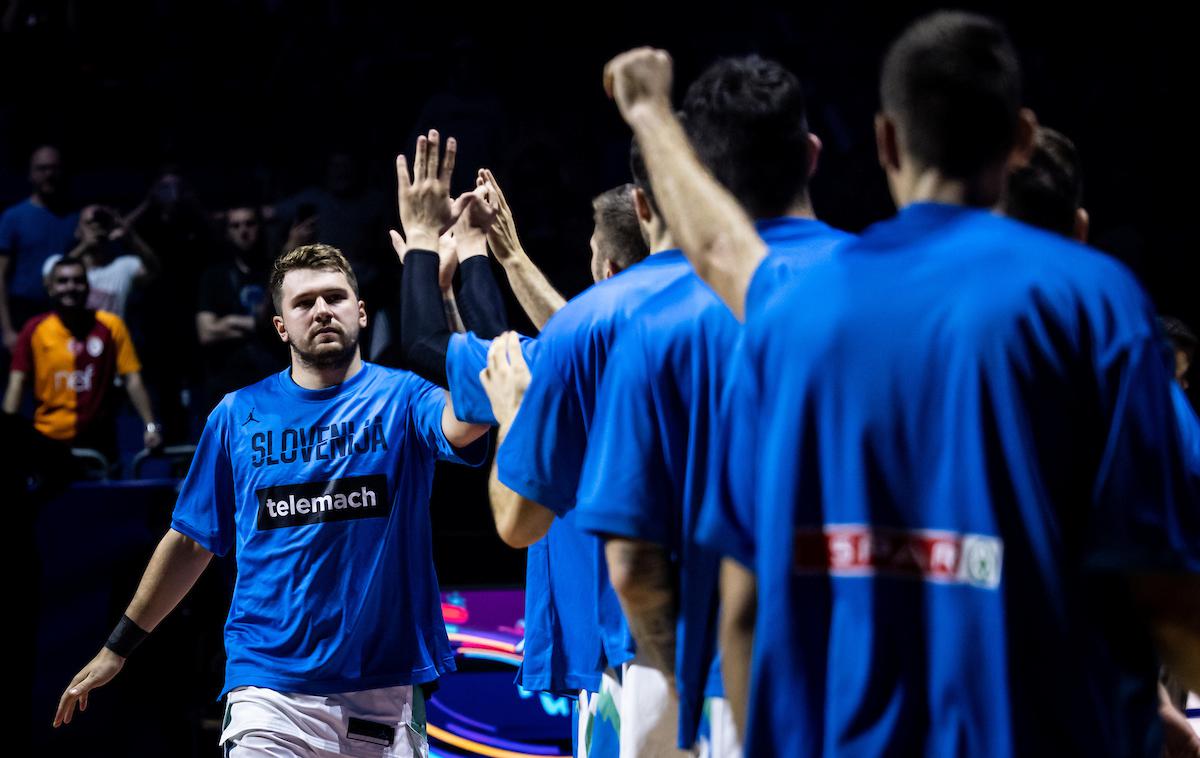 Slovenija : Belgija, slovenska košarkarska reprezentanca, EuroBasket 2022 Luka Dončić | Slovenija bo žreb pričakala v drugem bobnu. | Foto Vid Ponikvar/Sportida