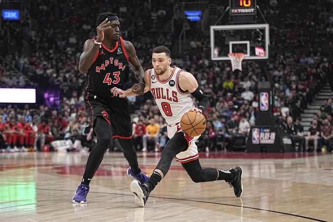 Zach LaVine je bil najboljši košarkar pri Chicagu. | Foto: Reuters