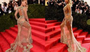 Met Gala: Vstopnica za 22,5 tisočaka za razgaljeni Beyonce in Kim Kardashian