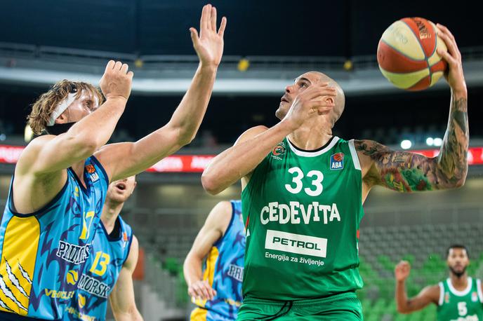 Cedevita Olimpija - Primorska | Primorska je dosegla veliko zmago v Stožicah. | Foto Grega Valančič/Sportida