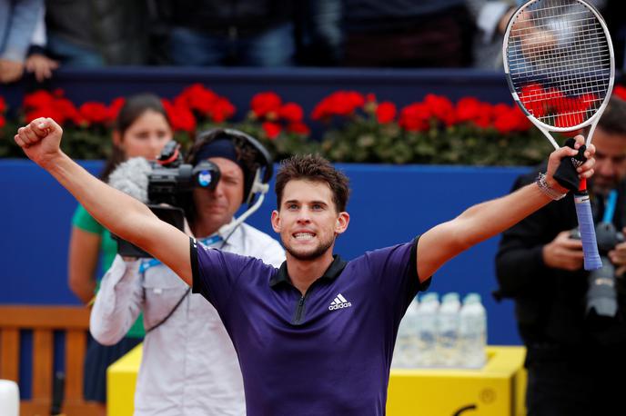 Dominic Thiem | Dominic Thime je v drugem nizu finala s 6:0 zavezal Medvedevu kravato. | Foto Reuters