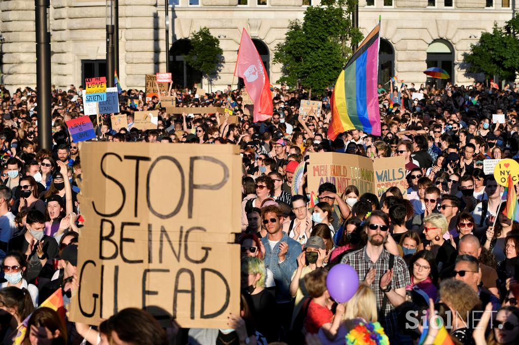 protesti madžarska LGBT