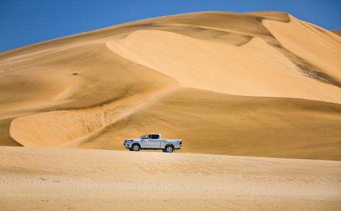 Toyota hilux Namibia - vožnja po sipinah - fotogalerija | Foto: Jure Gregorčič