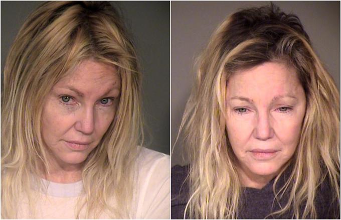 Heather Locklear leta 2018, ko so jo aretirali zaradi napada na policista. | Foto: Getty Images