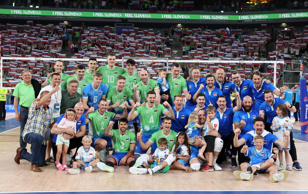 Slovenija - Srbija odbojka VNL | Slovenci so za konec rednega dela lige narodov, ki so ga končali na prvem mestu, s 3:2 premagali Srbe. | Foto www.alesfevzer.com