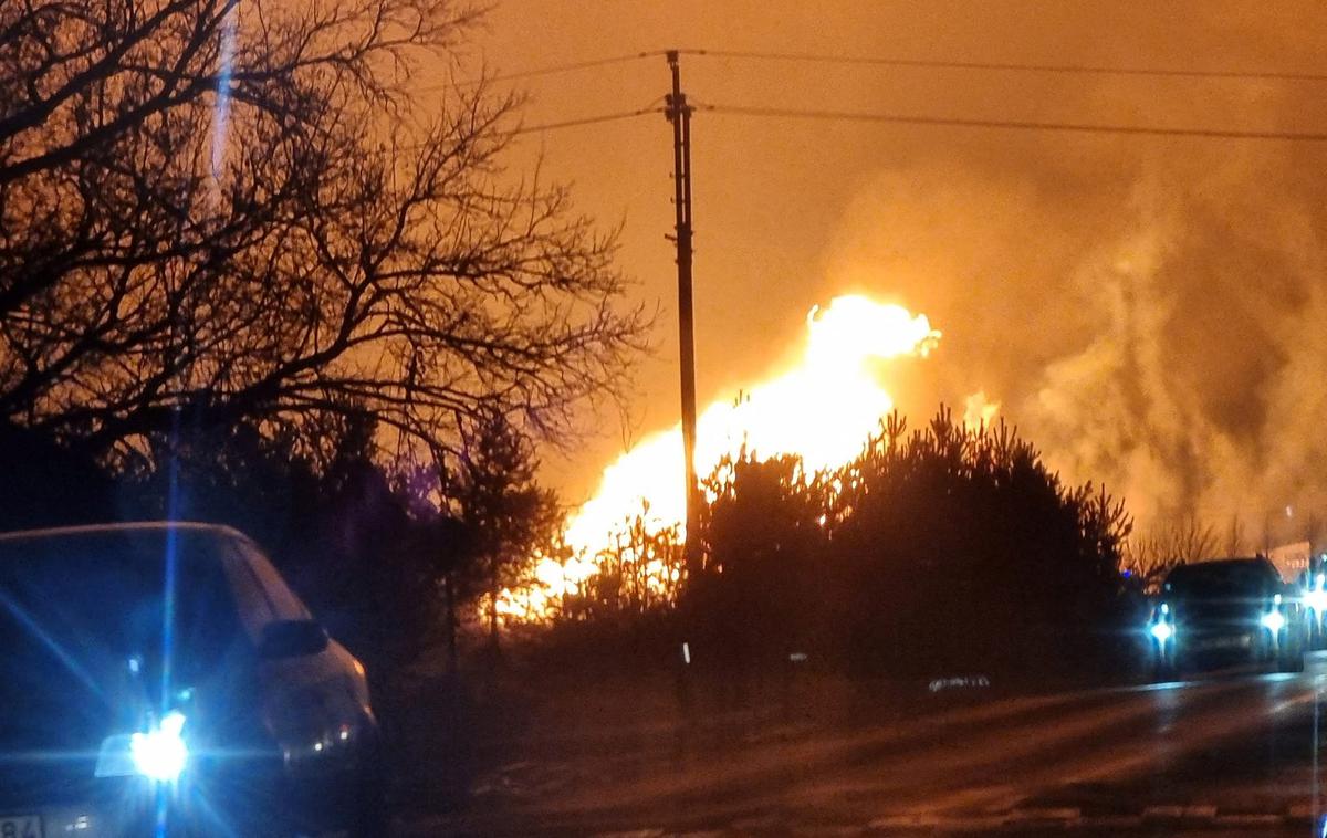 Plinovod Latvija | Eksplozija je odjeknila stran od stanovanjskih objektov.  | Foto Reuters