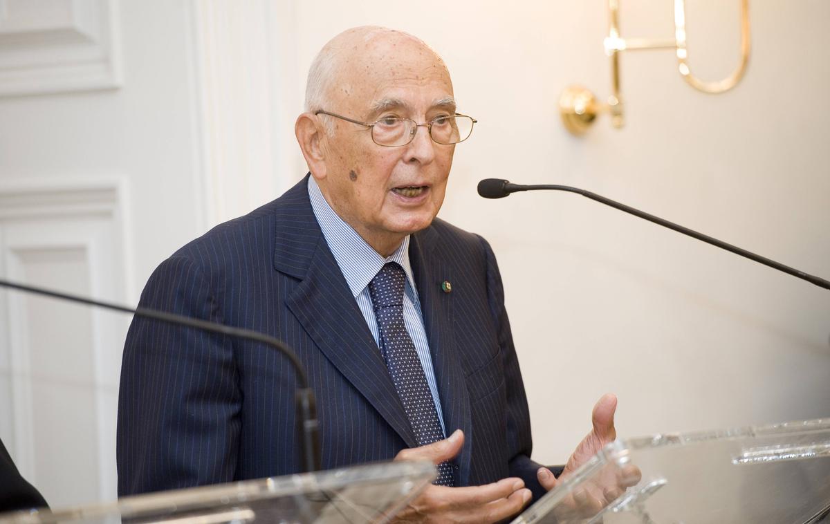 Giorgio Napolitano | Giorgio Napolitano je pripomogel tudi k otoplitvi odnosov med Slovenijo in Italijo. | Foto Guliverimage