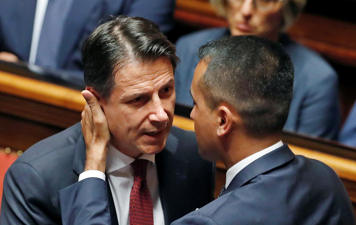 Giuseppe Conte | Italijanski premier Guiseppe Conte, ki je prejšnji teden odstopil, bi lahko še naprej vodil italijansko vlado. | Foto Reuters