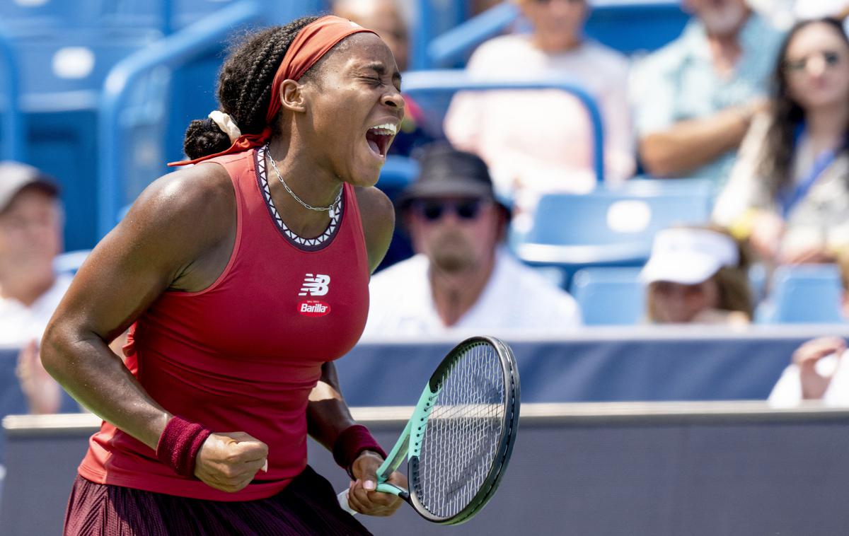 Coco Gauff | Coco Gauff je zmagovalka teniškega turnirja serije WTA 1000 v Cincinattiju.  | Foto Reuters