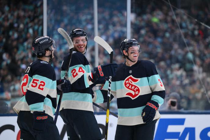 Seattle Kraken, Vegas Golden Knights, zimska klasika | Seattle Kraken gostijo zimsko klasiko. | Foto Reuters