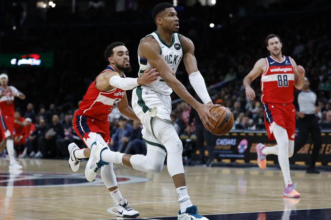 Giannis Antetokounmpo je dosegel 42 točk. | Foto: Reuters