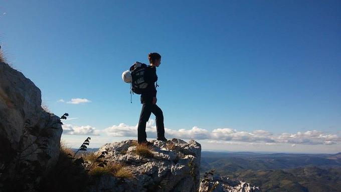 Ko ima čas in ko je v Sloveniji, se odpravi v hribe.  | Foto: Osebni arhiv