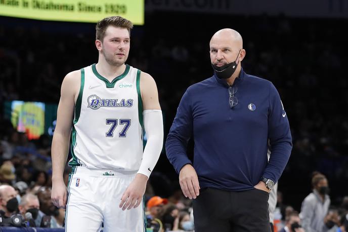 Luka Dončić Jason Kidd | Luka se je po dolgem času vrnil v pogon in pomagal Dallasu do 18. zmage. | Foto Reuters