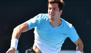 Aljaž Bedene obtičal v prvem krogu Montpellierja