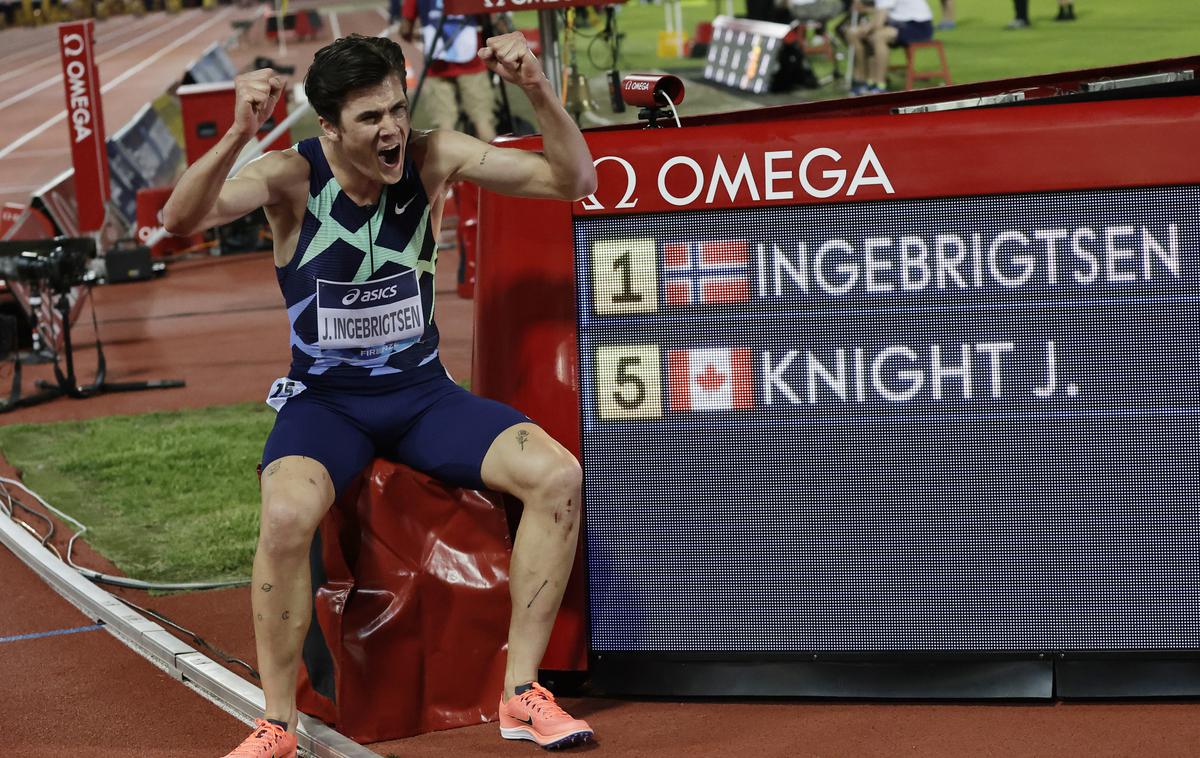 Jakob Ingebrigtsen | Jakob Ingebritsen se je z nastopom v Firencah vpisal v zgodovino. | Foto Reuters