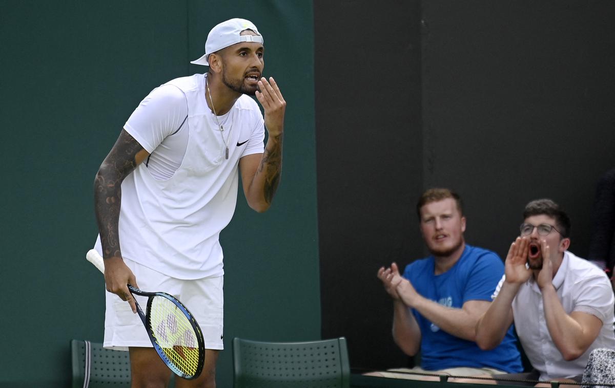 Nick Kyrgios | Nick Kyrgios je bil spet v "svojem elementu". | Foto Guliverimage