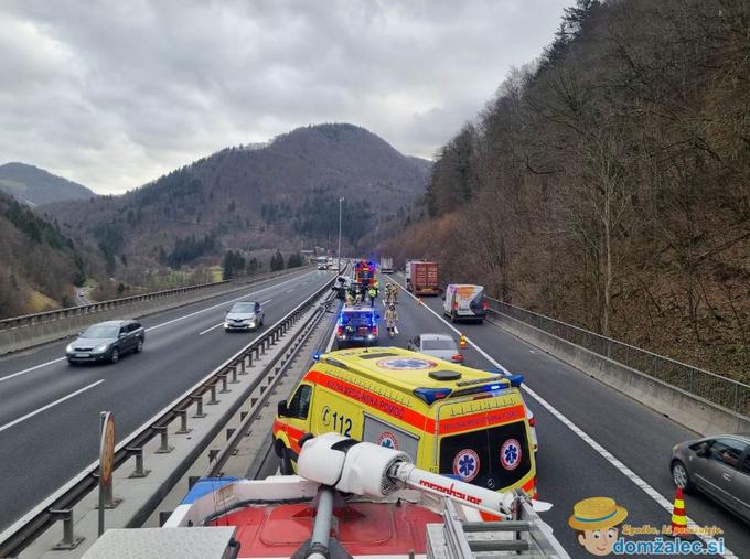 nesreča, štajerka, 10.3.2023 | Foto: Domžalec.si