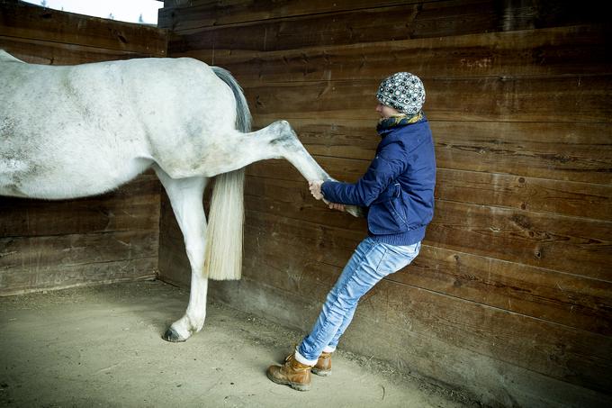 Preden se je Tjaši rodil sin, sta z Ario zmagali na amaterskem državnem prvenstvu, zdaj je skakanja manj, a tudi zanjo skrbi s svojimi terapijami. | Foto: Ana Kovač