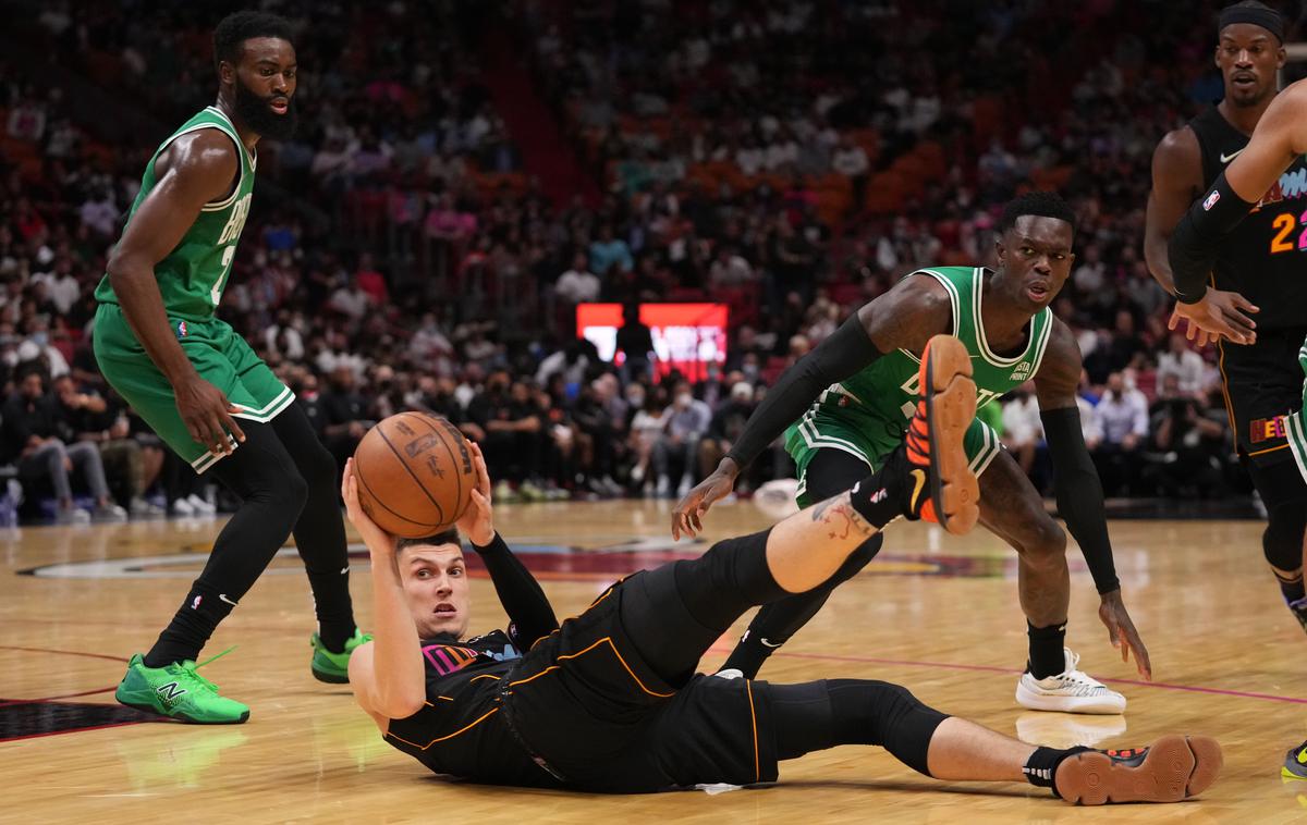 Tyler Herro | Mladi zvezdnik Miamija Tyler Herro je proti Bostonu dosegel zgolj šest točk. | Foto Reuters