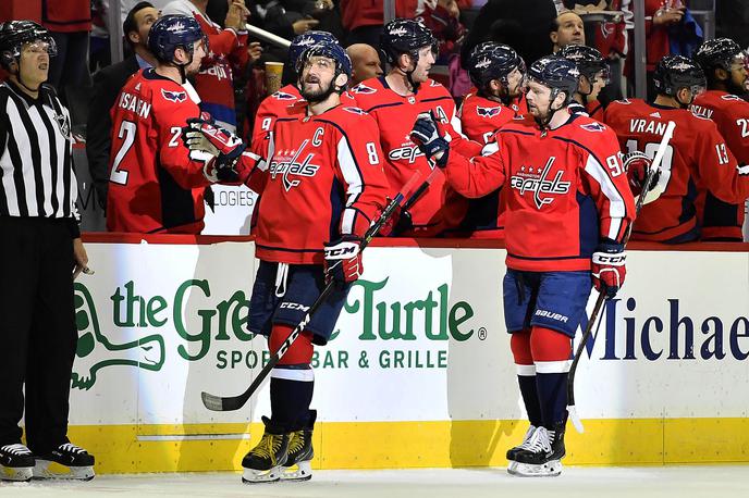 Washington Capitals | Hokejisti Washington Capitals se ne ustavljajo. Zmagali so šestič zapored. | Foto Reuters