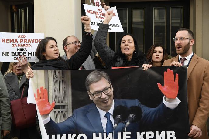 Srbija protest | Študenti oblastem na čelu s predsednikom Aleksandrom Vučićem sporočajo, da bodo nadaljevali aktivnosti, dokler ne bodo izpolnjene njihove zahteve. | Foto Profimedia