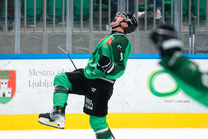 HK Olimpija Olimpija : Graz 99ers, Marcel Mahkovec | Foto: Domen Jančič