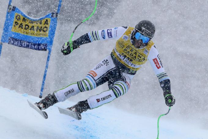 Medtem ko se mu superveleslalomski nastop v Val d'Iseru v snežnem metežu ni posrečil, pa je bil v Val Gardeni 19.   | Foto: Guliverimage/Vladimir Fedorenko