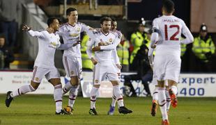 Manchester United brez težav prek Shrewsbury Towna