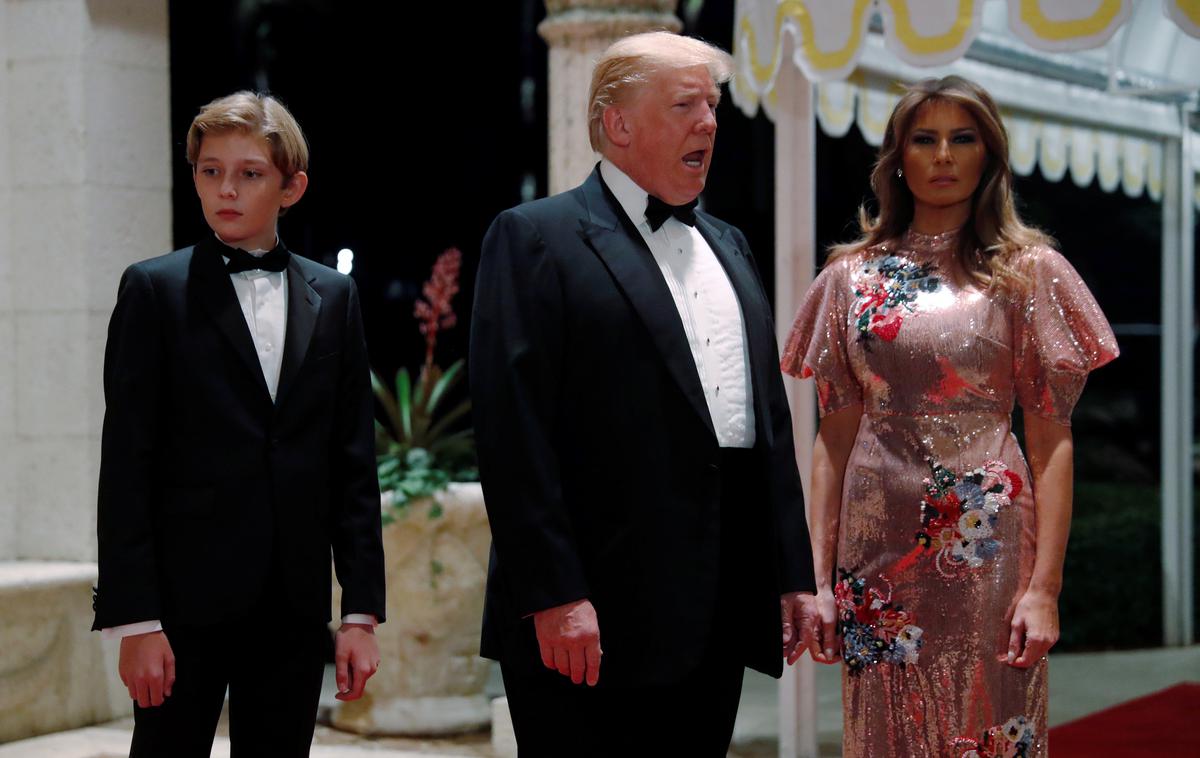 barron trump, donald trump, melania trump | Foto Reuters