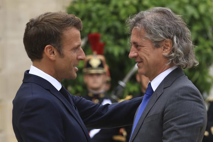 Emmanuel Macron in Robert Golob. | Foto: Gulliverimage