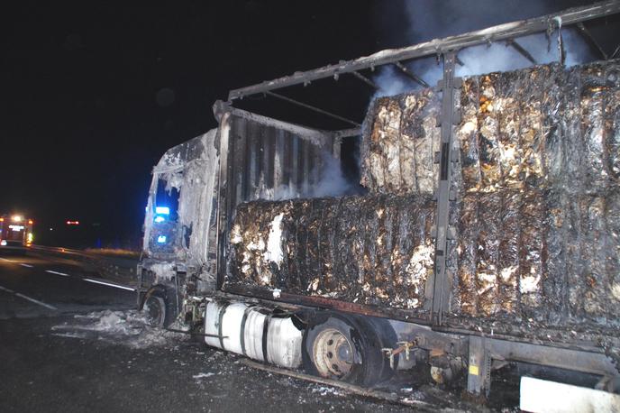 tovornjak požar | Foto PU Nova Gorica