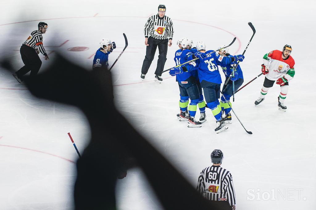 SP v hokeju (Ljubljana): Slovenija - Madžarska