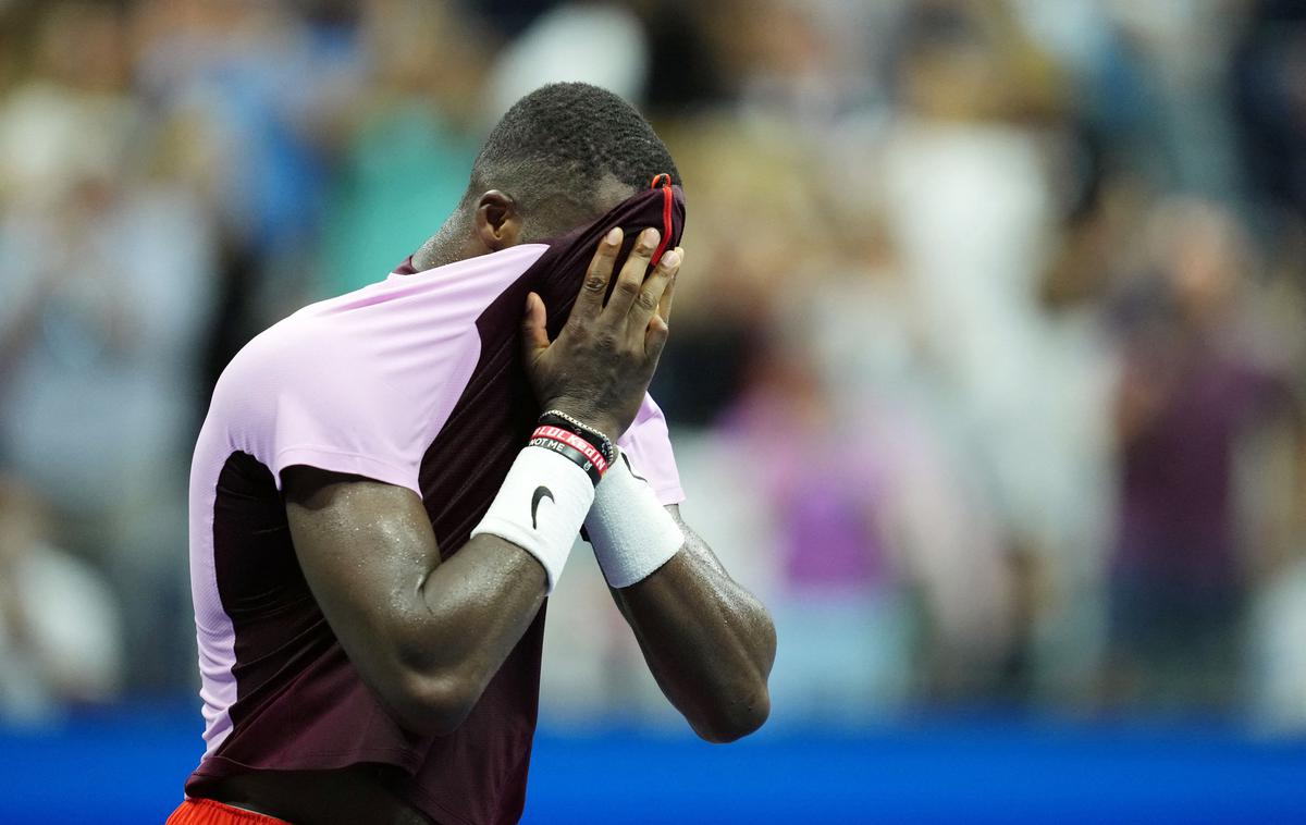 Frances Tiafoe | Frances Tiafoe je poskrbel za senzacijo. | Foto Reuters