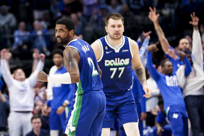 Dallas Minnesota | Luka Dončić je prvič v domači dvorani nastopil skupaj s Kyriejem Irvingom. | Foto Reuters