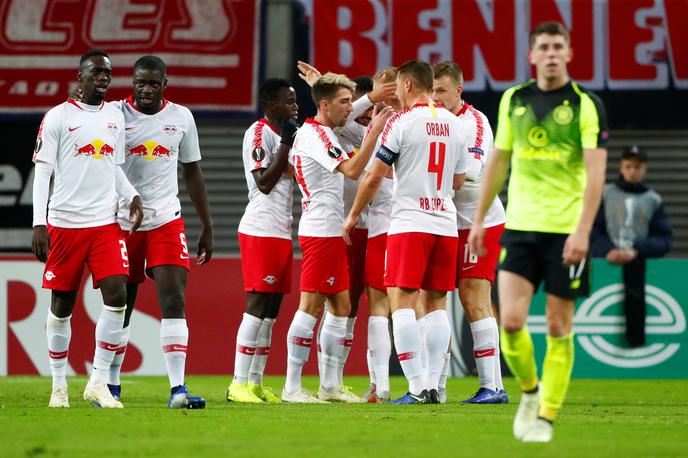 Leipzig Celtic Kevin Kampl | Leipzig je s 3:0 premagal Bayer Leverkusen in na lestvici prehitel prvaka Bayern. Kamplovi so zdaj tretji. | Foto Reuters