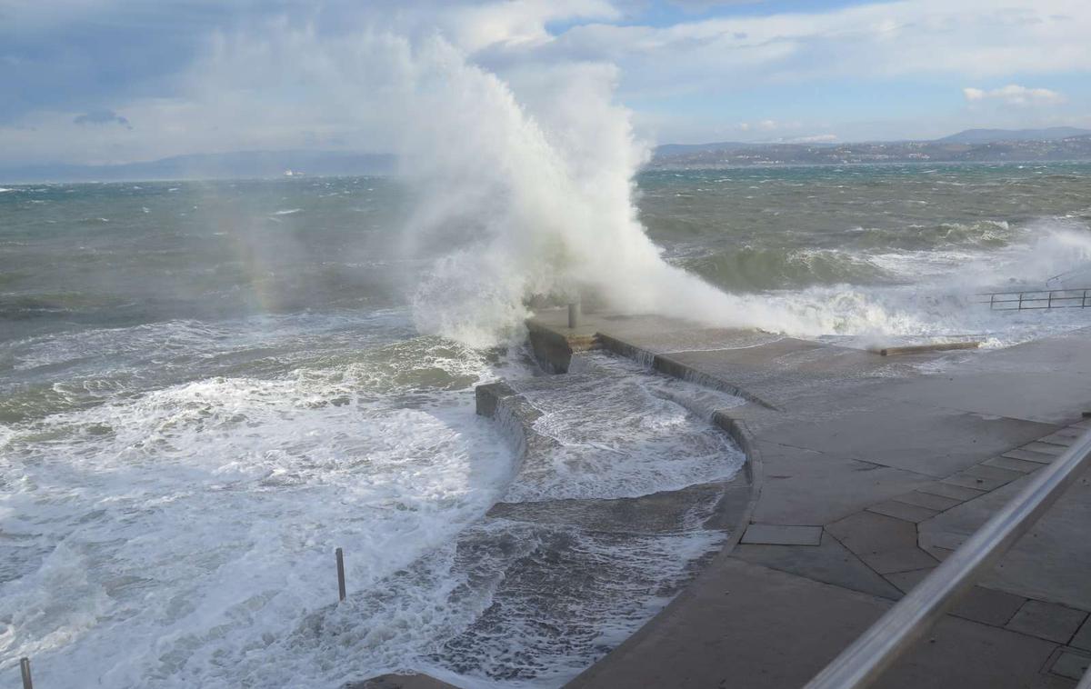 Burja Izola | Fotografija je simbolična. | Foto STA