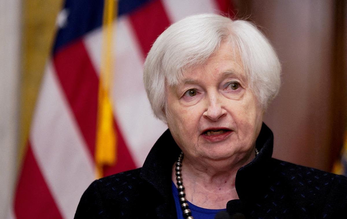 Janet Yellen | Predsednik Joe Biden in predsednik predstavniškega doma kongresa Kevin McCarthy medtem zagotavljata, da ZDA ne bodo bankrotirale. | Foto Reuters