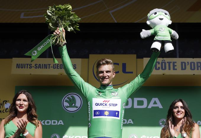 Marcel Kittel je oblekel tudi zeleno majico. | Foto: Reuters