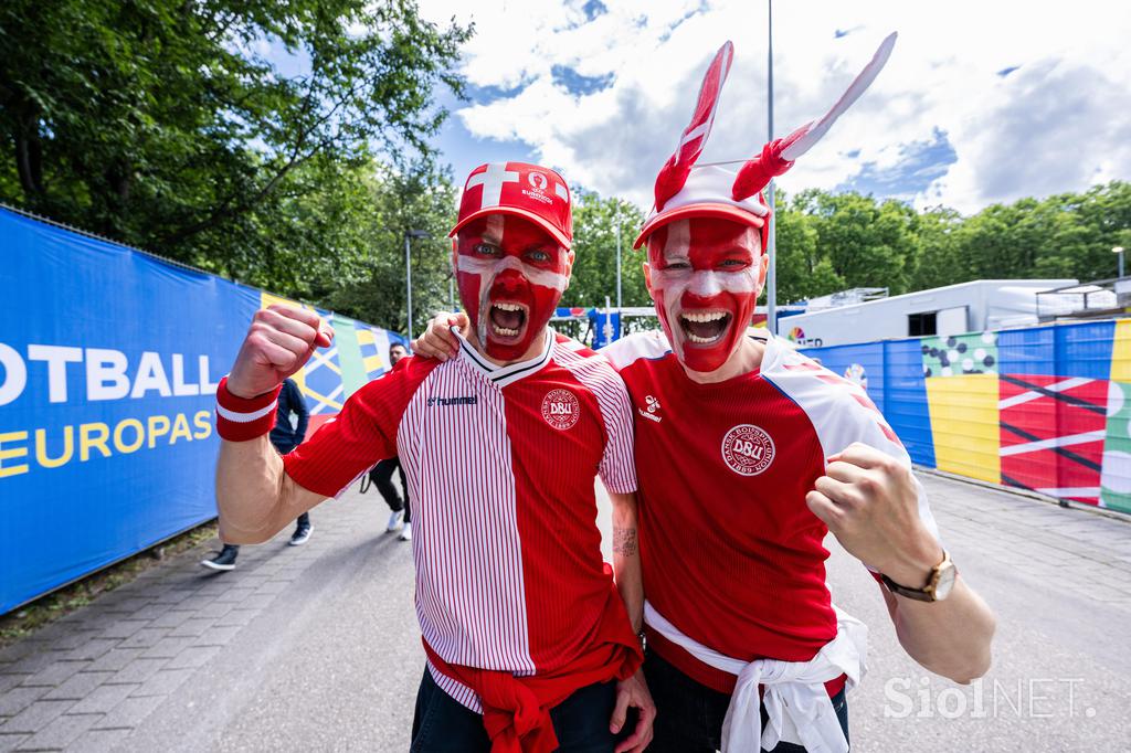 Euro 2024 Slovenija Danska navijači